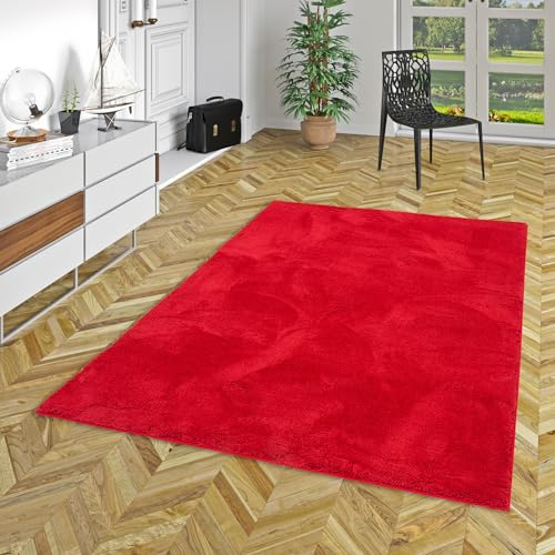 Pergamon Luxus Super Soft Hochflor Langflor Shaggy Teppich Einfarbig Wohnzimmer Schlafzimmer Kinderzimmer