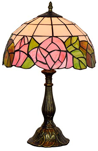 WEISSBIER Tiffany-Buntglas-Tisch im Retro-Stil