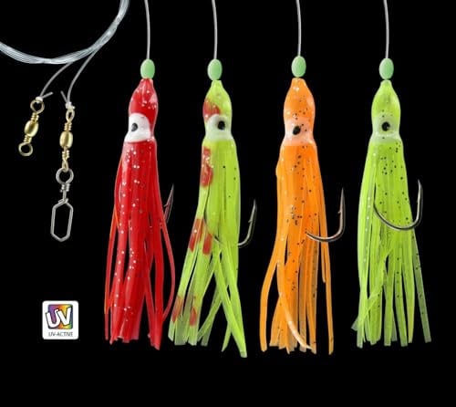 DEGA Octopus-System mit 4 Armen Haken: 3/0 Dorsch-System Norwegen-System Meeresvorfach