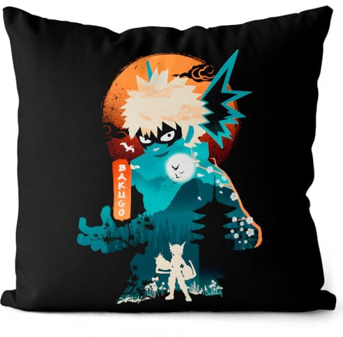 style3 Bakugo Kissen mit Füllung 40cm Baumwolle Superhero Japan Academia Manga