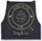 Schürze - Backschürze - Ich backe mit viel Liebe I Geschenk Hobbybäcker I Geschenk Backen - 85x69 - Jeans Blau - personalisierte geschenke bäckerschürze damen konditor cupcake kochschürzen
