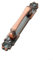 DAZZLEEX Aluminum Alloy Antique European Style Door Handle Decoration for Furniture, Cabinets, Drawers, Wardrobes(Red Bronze 215MM)