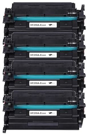 Mit Chip Hauptstadttoner CF259A 59A Tonerkartusche kompatibel für HP CF259A 59A Toner Laserjet Pro M404dn MFP M428fdn M428fdw M404dw M428dw M428f M304a M304n M304dn M428 Drucker (4er-Pack, Schwarz)