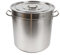 35 l/50 l/70 l, olla de acero inoxidable con tapa de cacerola, adecuada para cocinar lenta o rápida (35 L)