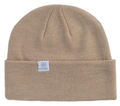 Coal FLT Recycled Lightweight Knit Beanie Hat, Khaki (16), Einheitsgr��e