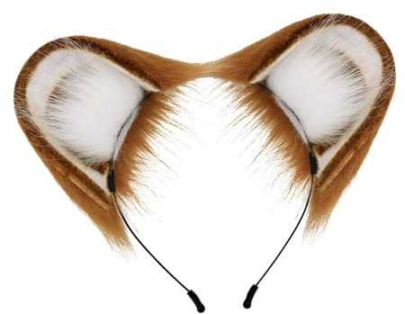 kowaku Adorable Hamster Ears Headband for Fun Animal Themed Events, Brown