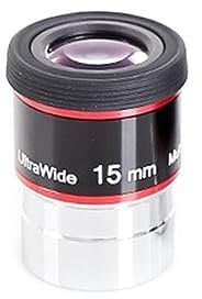 Astronomisches Monokular-Okular 1,25 Zoll Okular UltraWeitwinkelokular 68° 6mm/9mm/15mm/20mm