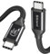 Silkland 40Gbps Thunderbolt 4 Kabel 1.5M Kompatibel, USB4 Datenkabel, 8K/6K/5K@60Hz 4K@144Hz, 240W PD3.1 USBC mit Thunderbolt 5 Kabel für MacBook, Mac, PSSD, Dock, iPhone 16/15 Android Auto, Laptop
