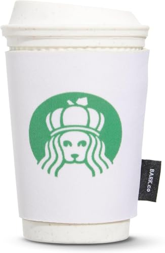 BARK Dog Toy Pupkin Spice Latte Treat Dispensing Super Chewer Toy For Medium to Large Dogs