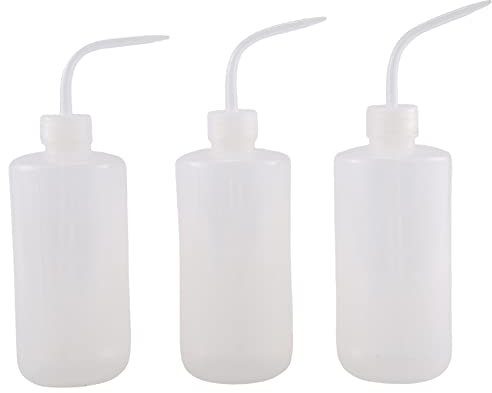 Pesfehhy 3 PièCes SéRies Bouteille D'Irrigation 500Ml 17Oz Plante D'IntéRieur Arrosoir Bouteille de Giclage D'Eau Bouteille de RinçAge en Plastique pour Lavage de Tatouage