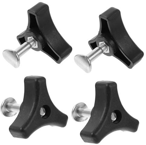 ROMISBABA 4Sätze Universeller Rasenmähergriff mit Dreieckigem für Rasenmäher Langlebiges und Eisenmaterial Verbessert die Effizienz bei Gartenarbeiten Kompatibel