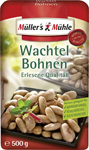 Müller's Mühle Wachtelbohnen, 7er Pack (7 x 500 g Packung)