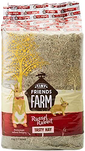 Supreme Natural Meadow Hay 2kg (Pack of 1), Transparent
