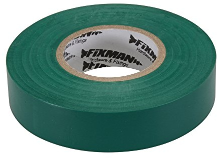 Fixman 188154 Insulation Tape 19 mm x 33m Green