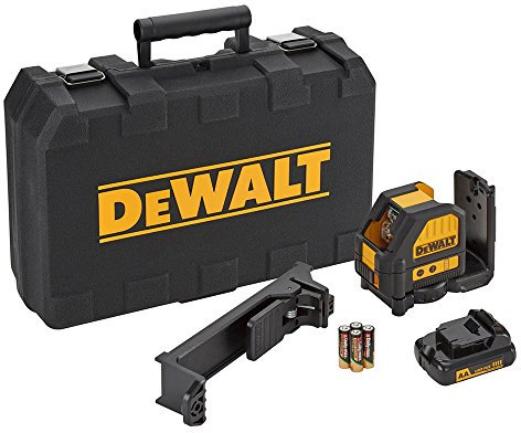 Dewalt linea laser con batterie, Rosso, 1 pezzi, dce088lr XJ