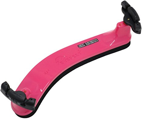 Everest VA100 Violin Shoulder Rest 4/4 (Hot Pink) - Shoulde Rest