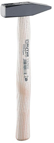 Ruthe 3010010119 Schlosserhammer deutsche Form VPA/GS mit Eschenstiel, 1000 g