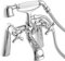 PaulGurkes Nostalgie Retro Wannenrandarmatur mit Handbrause