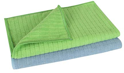 BELLANET Microfaser Premium-Bodentuch Set 2 teilig, Hochtief-Struktur 50 x 60 cm für Haushalt, Küche, Laminat, Fliesen UVM.