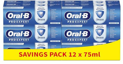 Oral-B Pro-Expert Healthy Whitening Toothpaste 900 ml (75 ml x 12)