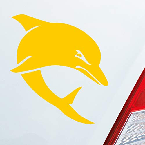 Hellweg Druckerei Böser Delphin Delfin Angry Dolphin Tier Tuning Auto Aufkleber Sticker Heckscheibenaufkleber