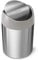 simplehuman CW2084 1.5L Mini Bin, Kitchen Tabletop, Desktop or Dressing Table, Balanced Swing Lid, Lift-Off Lid, Easy to Clean, Fingerprint-Proof, Brushed Stainless Steel
