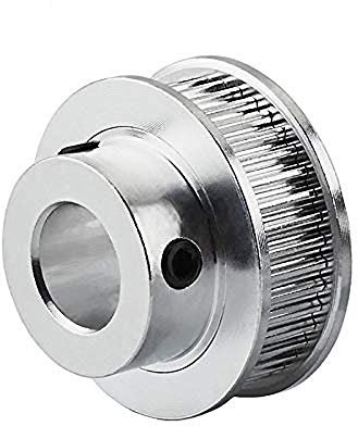 BE-TOOL Zahnriemenscheibe, 5 Stück Aluminium GT2 Zahnriemenscheibe, 30/36/40/48/60 Zähne 5/6,35/8/10/12 mm Bohrung, für 3D-Drucker CNC-Breite 6/10 mm Zahnriemen (40T-Bohrung 10 mm-Breite 6 mm)