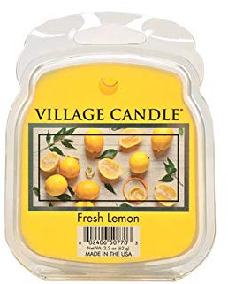 Village Candle Duftwachs, Duftwachs, Duft: Fresh Lemon, Pink