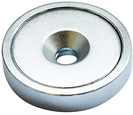 CSK flacher Magnet, 20 x 6 mm, PF-10,5 PK10 | Scheiben-/runde Magnete, 10 Stück – E1001/NEO