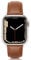 Tuocal Genuine Leather Strap Compatible with Apple Watch Straps 38mm 40mm 41mm, Soft Elegant Leather Replacement Strap for Apple Watch iWatch Series 8 7 6 5 4 3 2 1 SE Sports Edition Women, Brown