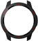 Micnos care compatible con Xiaomi Watch S1 active PC cover, protección total ultra delgada para Xiaomi Watch S1 active -Caja negra con escala roja