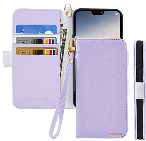 Butnyeoe Cover per Huawei P20 Lite Case,Custodia Huawei P20 Lite Libro,Trama Litchi PU Pelle Protettiva Portafoglio Flip/Folio Wallet Case Con Slot per Schede e Magnetica Supporto,Viola Chiaro