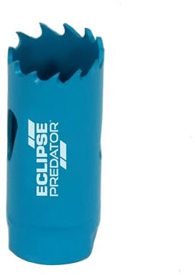 ECLIPSE Professional Tools - EBVP-25-25mm Predator HSS Bimetal Holesaw, Exceptional Cutting Performance on Steel, Cast Iron, Brass, Bronze, Aluminium, Plastic and Woods, Arbor Not Supplied