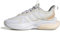 adidas Damen Alphabounce + Sneaker, FTWR White Zero Met Grey Three, 38 2/3 EU