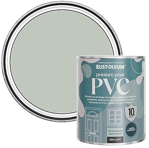 Rust-Oleum Green uPVC Door and Window Paint In Gloss Finish - Chalk Green 750ml