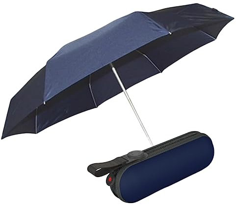 Knirps X1 Super Mini Taschenschirm im Etui navy blau