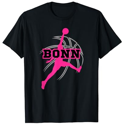 Bonn Basketball Fan Support Rheinland Stadion pink T-Shirt