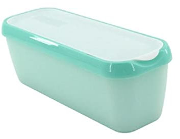 Ice Cream Storage Tub Rectangular Reusable Ice Cream Box Container Mold with Lid Kitchen Refrigerator Storage Home ice cream containers reusable with lids for home-made ice cream for freezer/667 ( Col