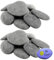 FAAING 24 Stück Flache Steine zum Bemalen, 5-8 cm Glatte Große Kieselsteine Natürlicher Steine Dekosteine Naturstein Flussstein für Mandala Bemalen, Garten, Blumentöpfen, Aquarien