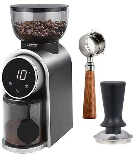 PEIXEN 250g Coffee Grinder, 80W Electric Coffee Machine, Coffee Bean Burr Grinder with 25 Coarse and Fine Settings for Espresso/Drip/French Press/American Coffee black