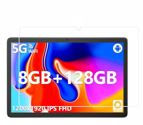Walieoka - Protector de pantalla compatible con tablet Jumper EZpad M10SE de 10 pulgadas, película protectora de vidrio templado de dureza 9H, resistente a los arañazos, antihuellas, transparente,