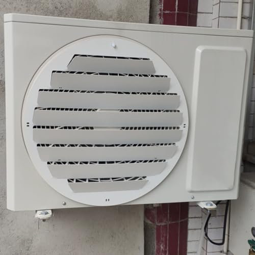 Air Conditioner Deflector AC Compressor Baffle Wind Guide Cover, Air Outlet Anti-Direct Blowing louvers Baffle Protection Fence Screen, Stainless steel Outdoor Ac Heat Pump Defender Grilles