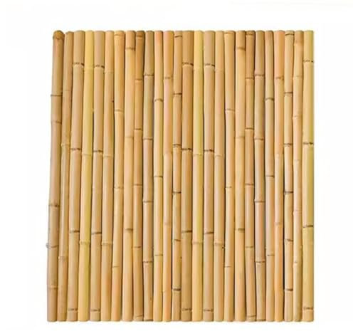 Panneau brise-vue en bambou naturel pour jardin, piscine, terrasse, rouleau de clôture en bambou naturel, 1 x 2 m, option de clôture décorative avec intimité et style
