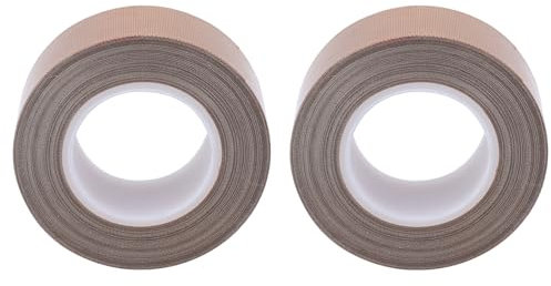 FTVOGUE 2 Stück Rohrwickelband, Hochtemperaturband, 50 Mm X 10 M, PTFE-Band für Vakuumiergerät, Handimpuls-Versiegelungsgerät, Wetterschutz