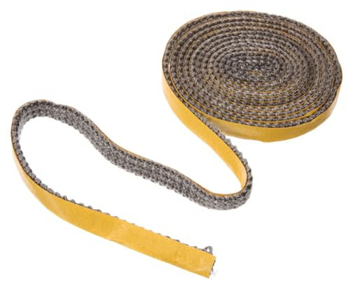 QUMIIRITY Dichtung Für Holzofen Selbstklebend Ofentürdichtung Ersatz Aus Glasfaser Hitzebeständig Geeignet Für Kamin Und Holzofen Lang