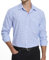 Enlision Chemise à Carreaux Homme Bleu Blanc Manches Longues Grandes Tailles Décontractées Bucheron Chemises pour Homme avec Poches Coupe Régulière XL