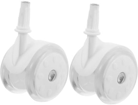 ERINGOGO 2pcs Walker Wheel Replacement Plastic Wheels for Walkers for Indoor Use