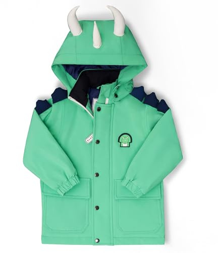 Roarsome Kids Waterproof Jacket | Windproof Raincoat with Thermal Lining