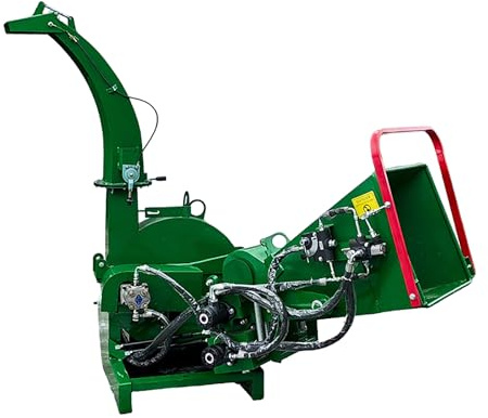 Trattore Hitch Cippatrice Trituratore per legno – Trituratore di foglie e processore di rami, strumento resistente per piccoli gestori di terreni e proprietari di frutteti