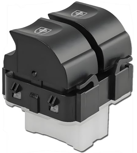 ZAMDOE 254118044R Interruptor de Ventana Eléctrica para Renault Clio MK4 Trafic Symbol Captur Kangoo para Dacia Duster Sandero Dokker Lodgy Interruptor Principal de la Ventanilla del Coche